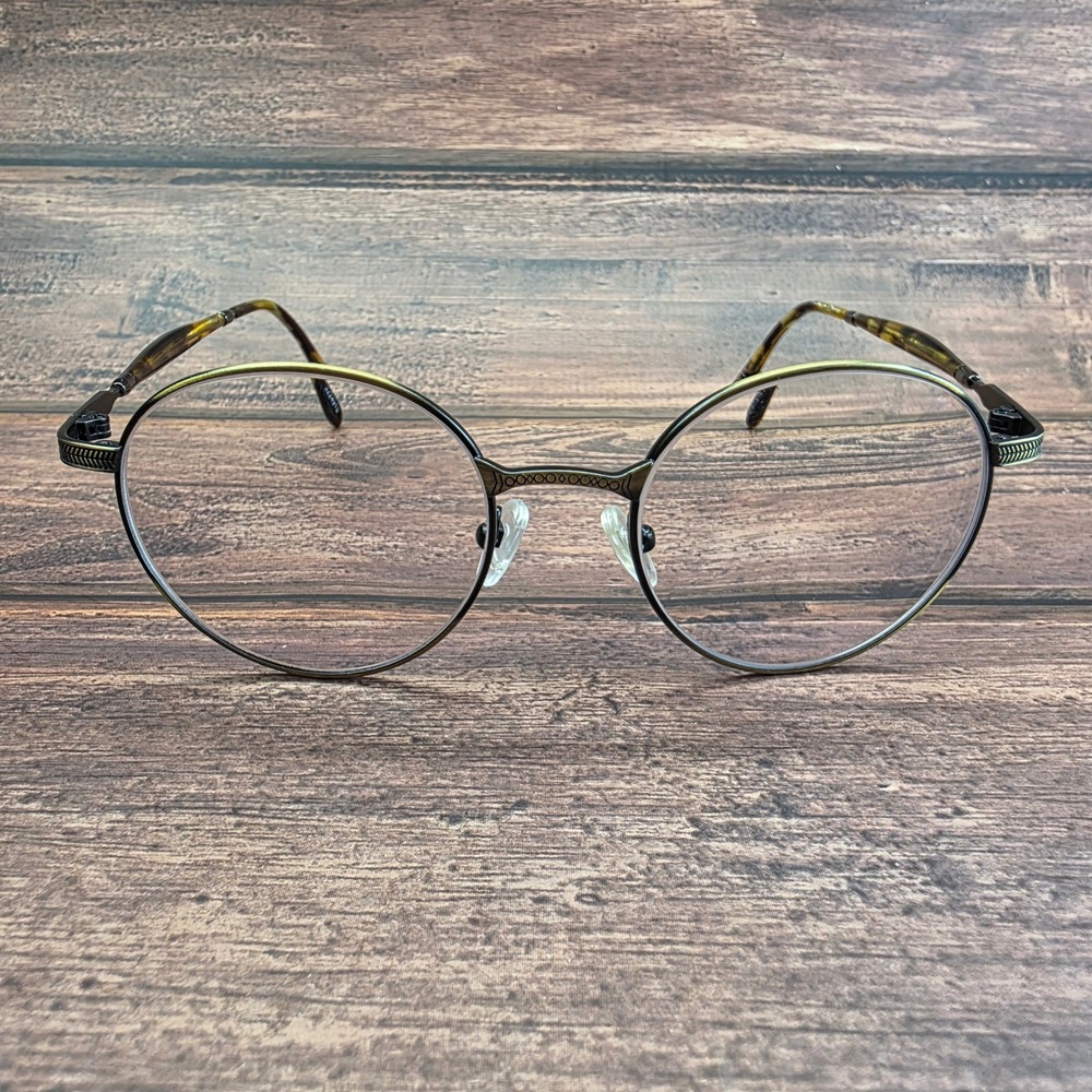 Zenni Optical Round Antique Gold Tortoiseshell Eyeglasses 3224915 Vintage Style